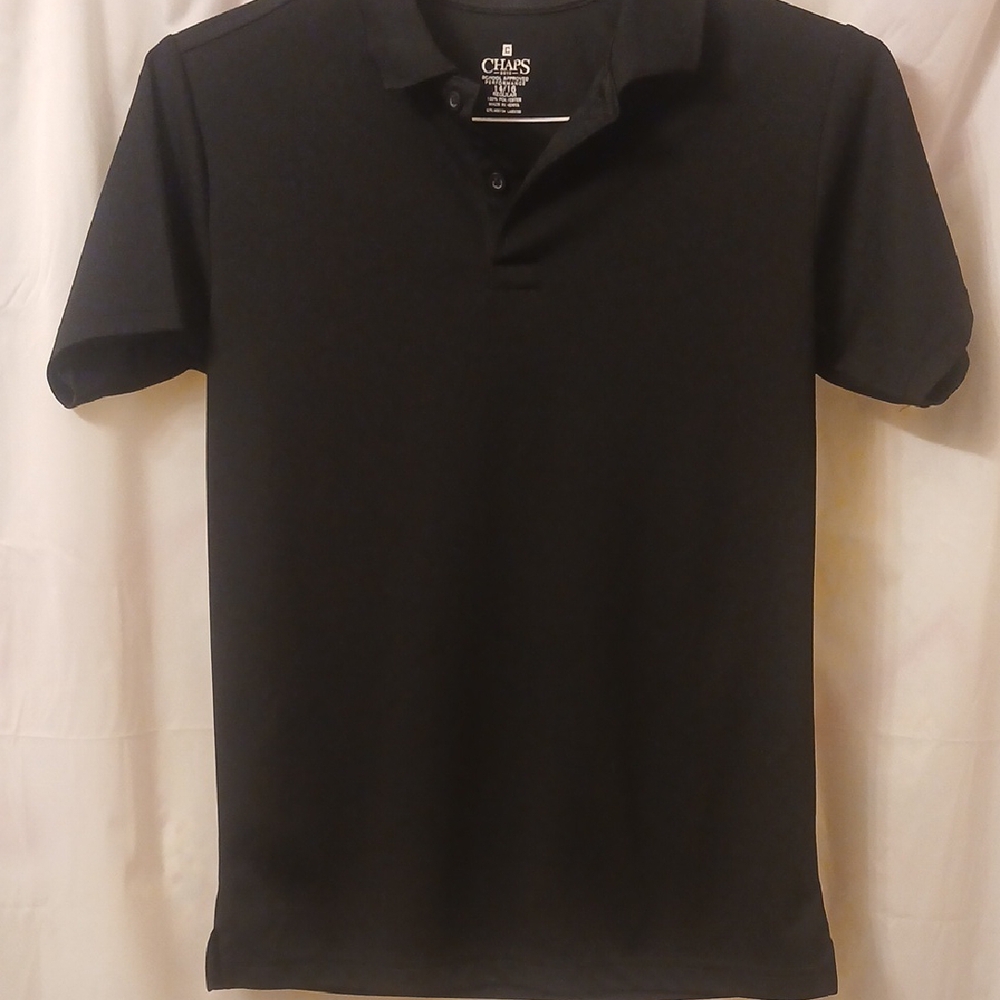 Chaps Black Polo Shirt